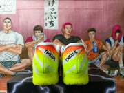 Nike Halloween Basketball Shoes in Neon Yellow and Orange