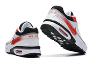 Nike Air Max Sneakers White Red Grey