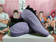 Nike Basketball Shoes Purple Green