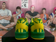 Nike Oregon Ducks Green and Yellow Basketball Sneakers
