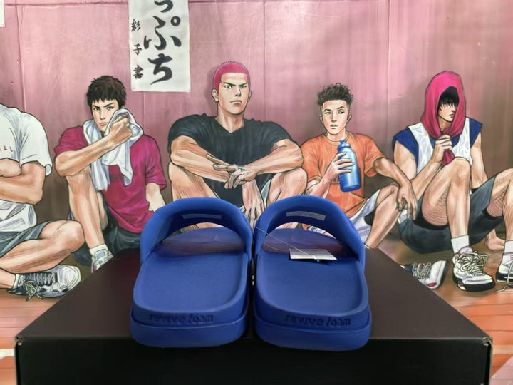 Kobe Blue Basketball Slides