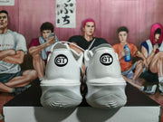 Nike GT Basketball Shoes in White and Black