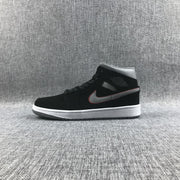Air Jordan 1 Mid Black Grey Red 554724-060 Sneakers