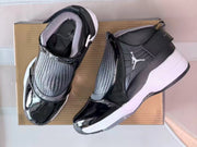 Jordan 19 Black and White High-Top Sneakers