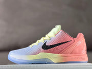Nike Kobe 6 Brunson PE Basketball Sneakers Pink Blue