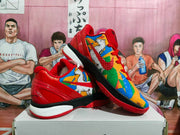 Nike Basketball Sneakers Red Multicolor