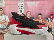 H Flow 30 Black and Red Basketball Sneakers