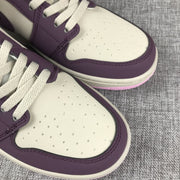 Jordan Air 1 Mid Purple White Pink Sneakers 555112-500
