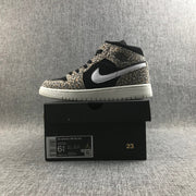 Air Jordan 1 Mid SE GS Leopard Sneakers BQ6931-021