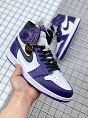 Nike Air Jordan 1 High OG Court Purple Sneakers 555088-500