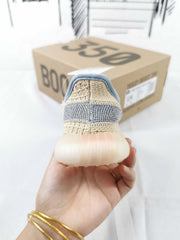 Yeezy 350 V2 Kids Sneakers Linen Yellow
