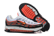 Nike Air Max 97 Sneakers White Black Bright Orange