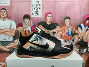 Nike Zoom Basketball Sneakers Black Brown