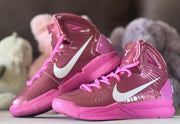 Nike HD2010 Kids High-Top Sneakers Pink and Burgundy