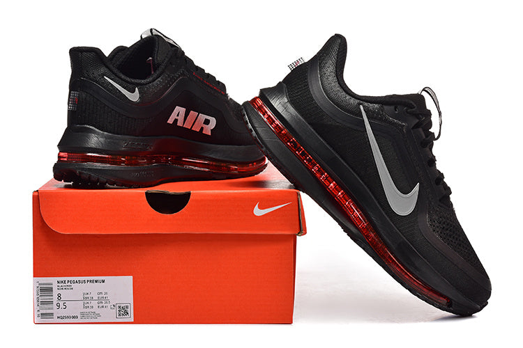 Nike Pegasus Premium Black and Red Running Shoes