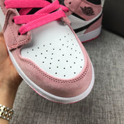 Jordan Air Jordan 1 Mid Pink White Black 852542-801