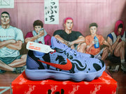 Nike KD Basketball Sneakers Purple Black Red