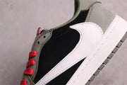 Jordan 1 Low Travis Scott Black Grey Sneakers CQ4277-008