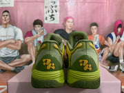 Khaki Green Basketball Sneakers