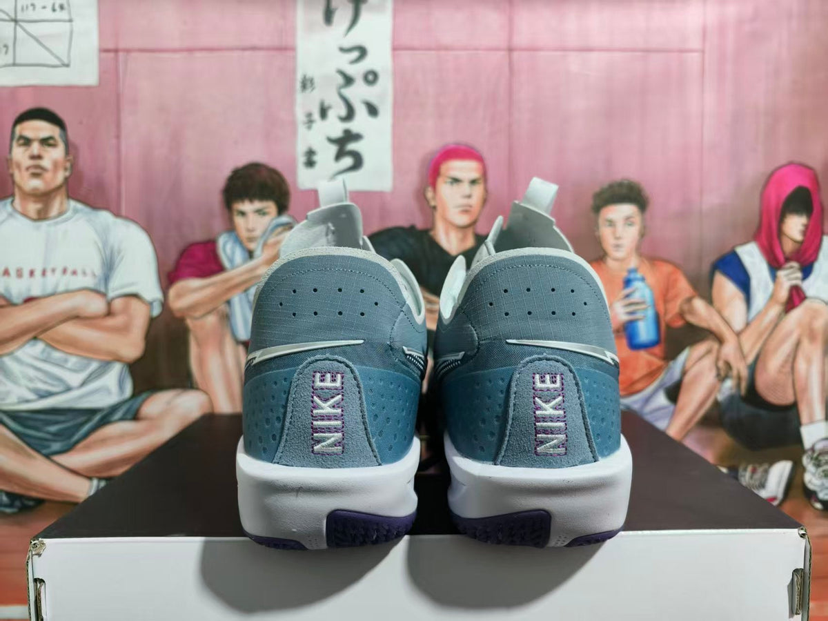 Nike Basketball Sneakers Carbon Gray Purple