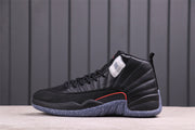 Air Jordan 12 Reverse Flu Game Black High-Top Sneakers DC1062-006
