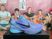 Nike Kobe Basketball Sneakers Ice Blue and Orange