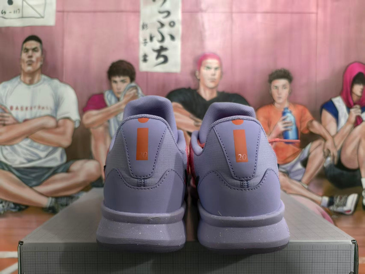 Nike Basketball Shoes in Coral and Lavender