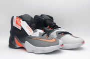Nike High-Top Basketball Shoes Black White Orange EU 40-46