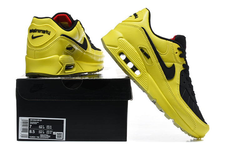 Nike Air Max 90 Yellow and Black Sneakers