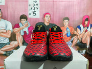 Nike Basketball Sneakers Black Red Gold