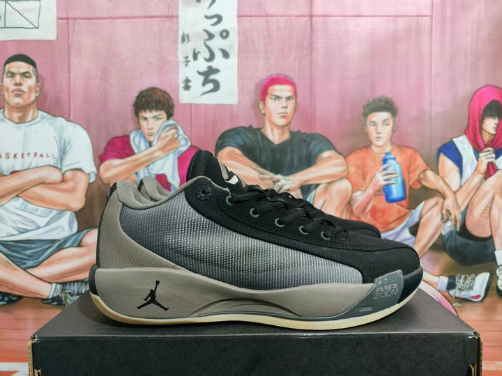 Jordan Basketball Sneakers Black and Grey
