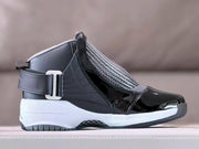 Jordan 19 Black and White High-Top Sneakers