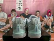 Nike Basketball Sneakers White Gray Blue