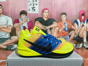 Nike Kobe 8 Basketball Shoes Yellow Blue