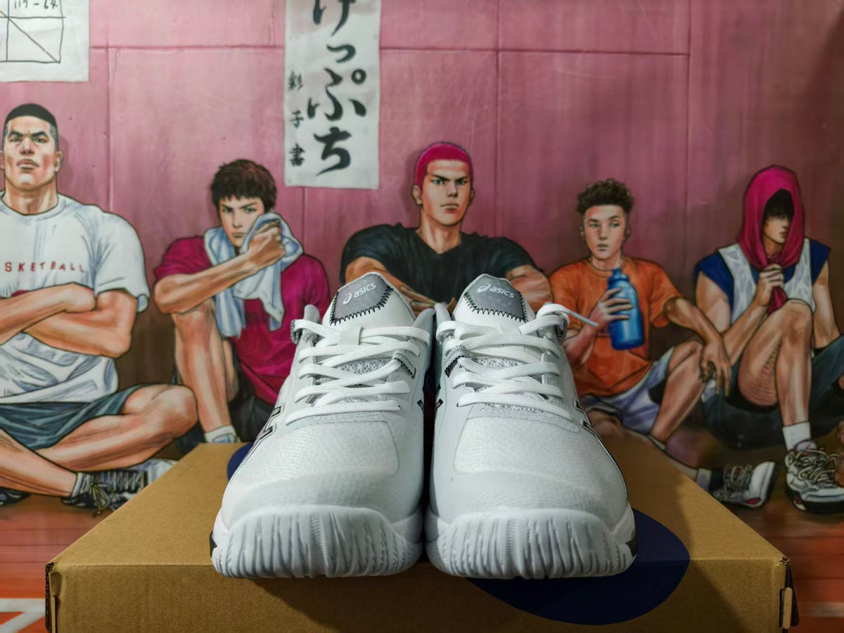 ASICS Swiftace White and Black Basketball Sneakers