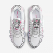 Nike Shox TL White and Pink Sneakers