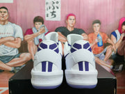 Nike Basketball Shoes, White and Purple