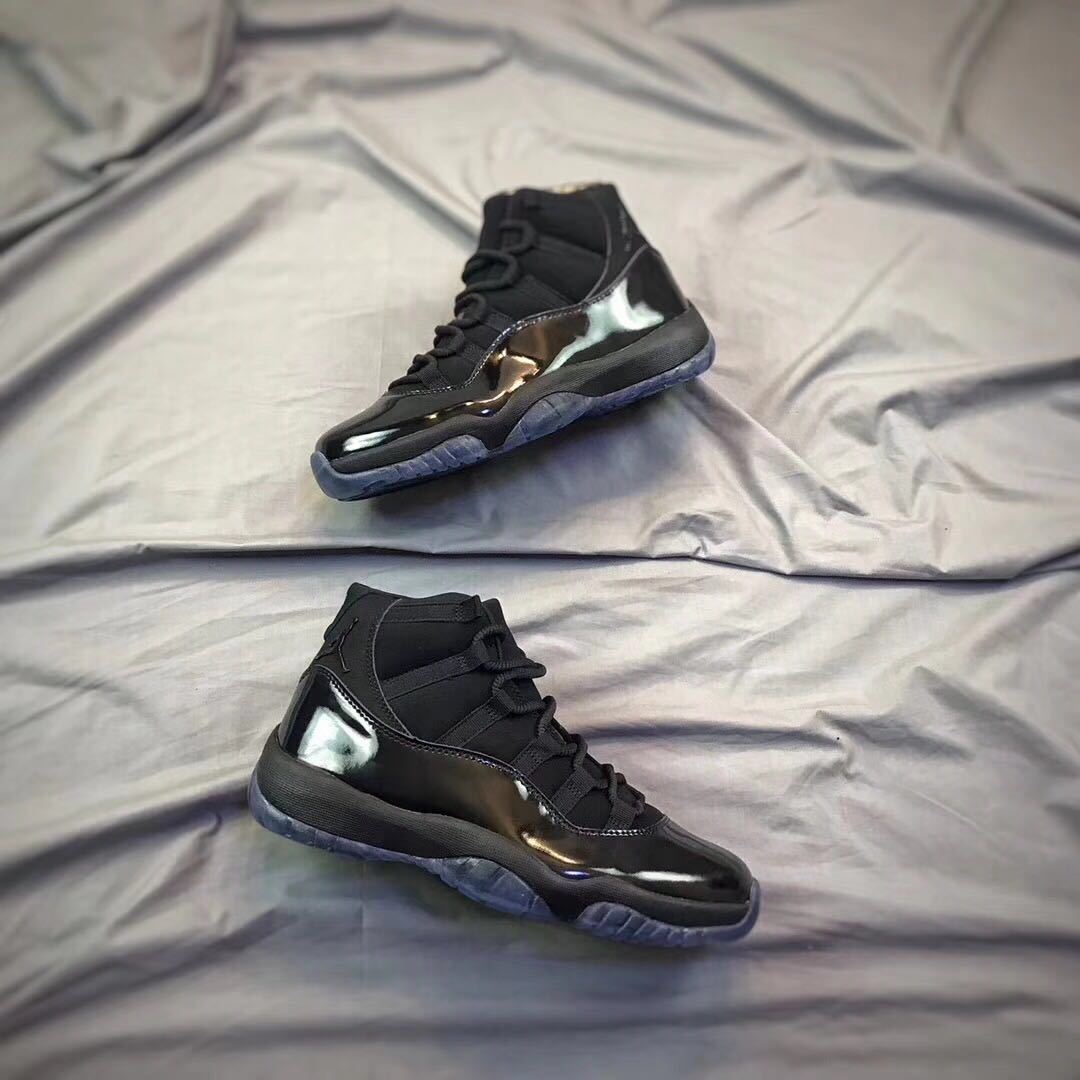 Jordan Air Jordan 11 Cap and Gown Black Sneakers