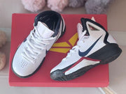 Nike Hyperdunk 2010 Kids Basketball Shoes, White/Navy/Red