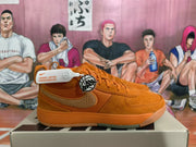 Nike Orange Low-Top Sneakers
