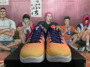 Nike Booker Basketball Sneakers Orange and Navy
