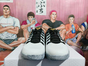 Nike GiGi Basketball Sneakers White Black Gold