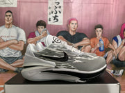 Nike Splatter Print Basketball Sneakers White Black
