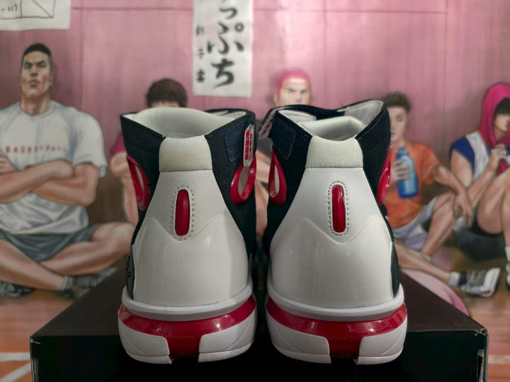 Nike High-Top Basketball Sneakers Navy White Red