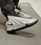 Nike Gray Sneakers with Black Swoosh