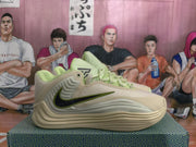 Nike Cushion 3.0 Basketball Sneakers Beige and Lime
