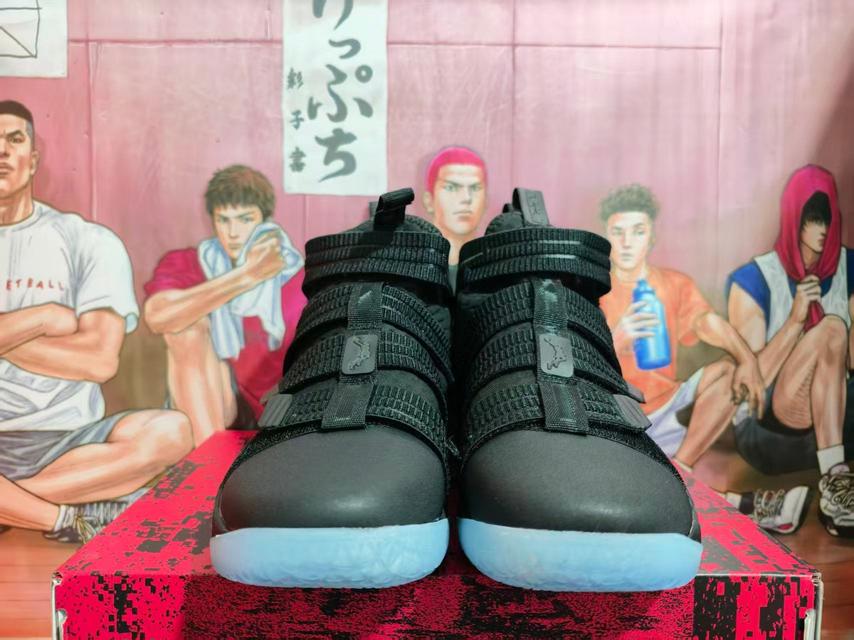 Nike LeBron Soldier 11 Black High-Top Basketball Shoes