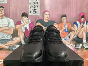 Nike Air Max Black and Dark Red Sneakers