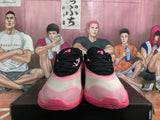 Nike Black and Pink Basketball Sneakers