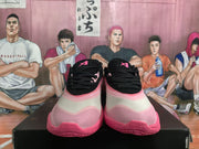 Nike Black and Pink Basketball Sneakers
